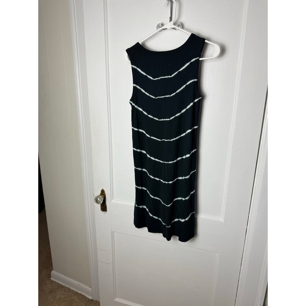 Thread & Supply Sleeveless Swing Dress Women's Small Black White Jersey Knit - Picture 6 of 6